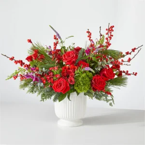 C12 Big Red Bow Bouquet